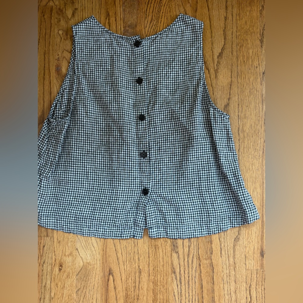 Quince Gingham Shell - Picture 3 of 3